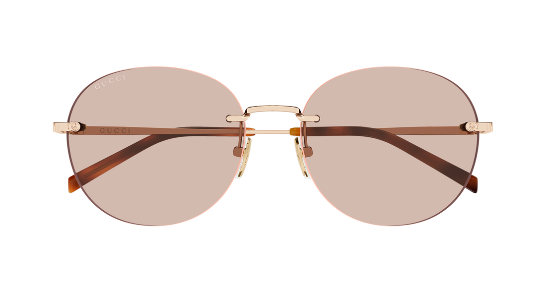 Sunglasses gucci gg2101sa 003 dorado round/oval/panthos femenino size 58mm - Detailed view