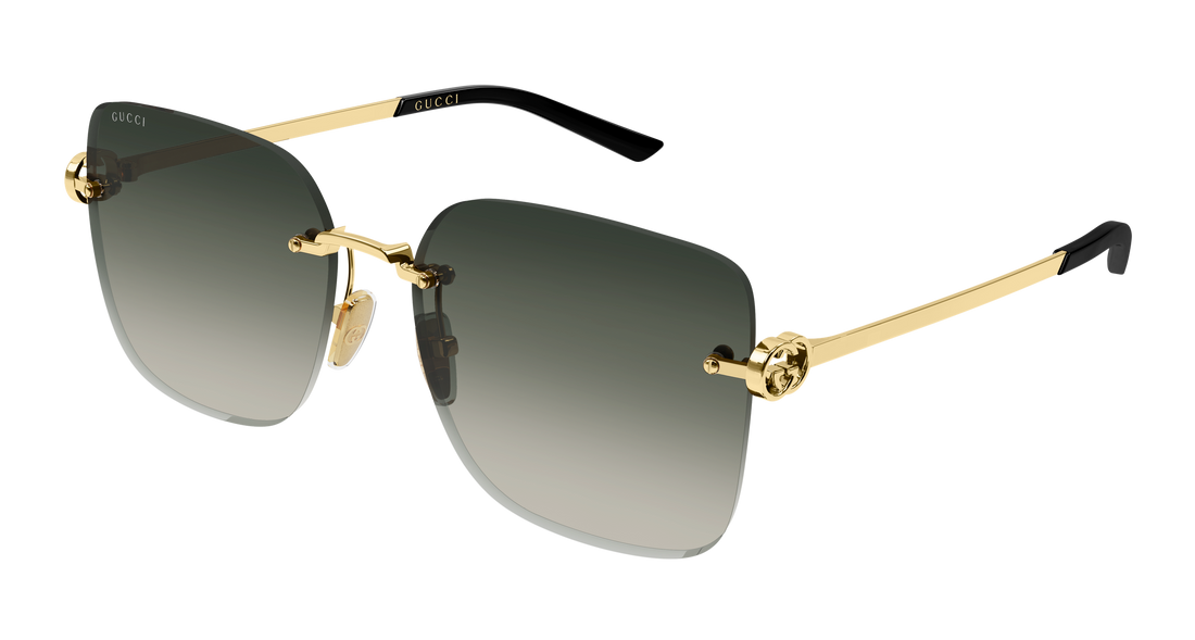 Lunettes de soleil gucci gg2229sa 002 dorado butterfly femenino taille 60mm - Vue principale