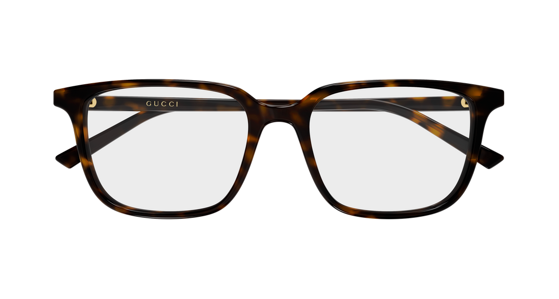 Lunettes de vue gucci gg2238o 006 havana round/oval/panthos masculino taille 56mm - Vue détaillée