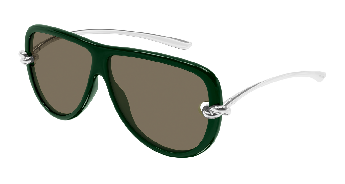 Sonnenbrillen bottega veneta bv1513s 004 verde pilot/navigator unisex größe 61mm - Hauptansicht