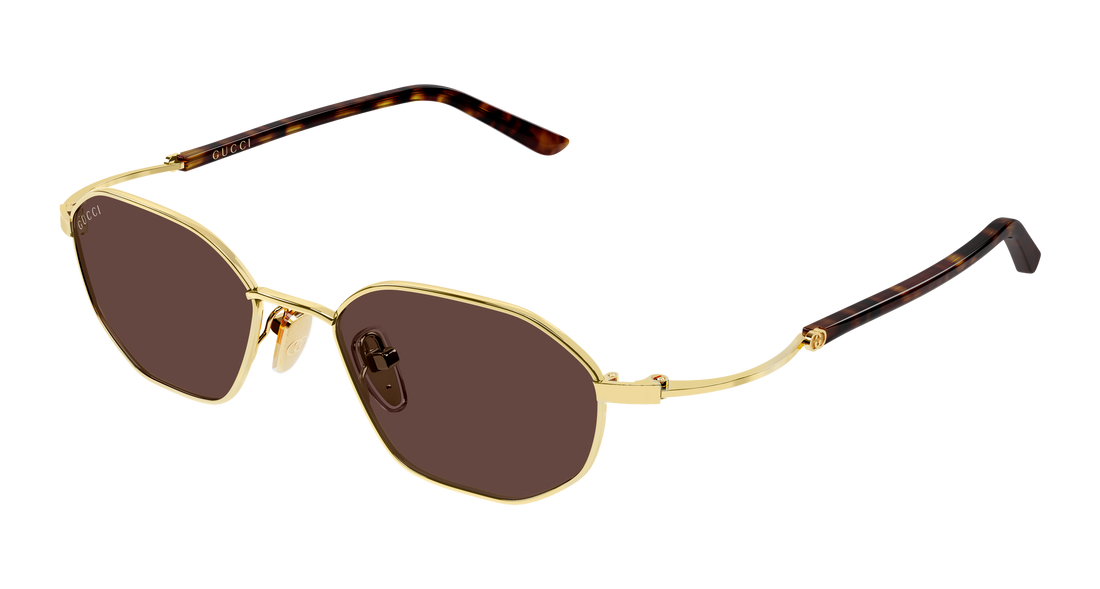 Lunettes de soleil gucci gg2257s 002 dorado geometrical/directional unisex taille 49mm - Vue principale