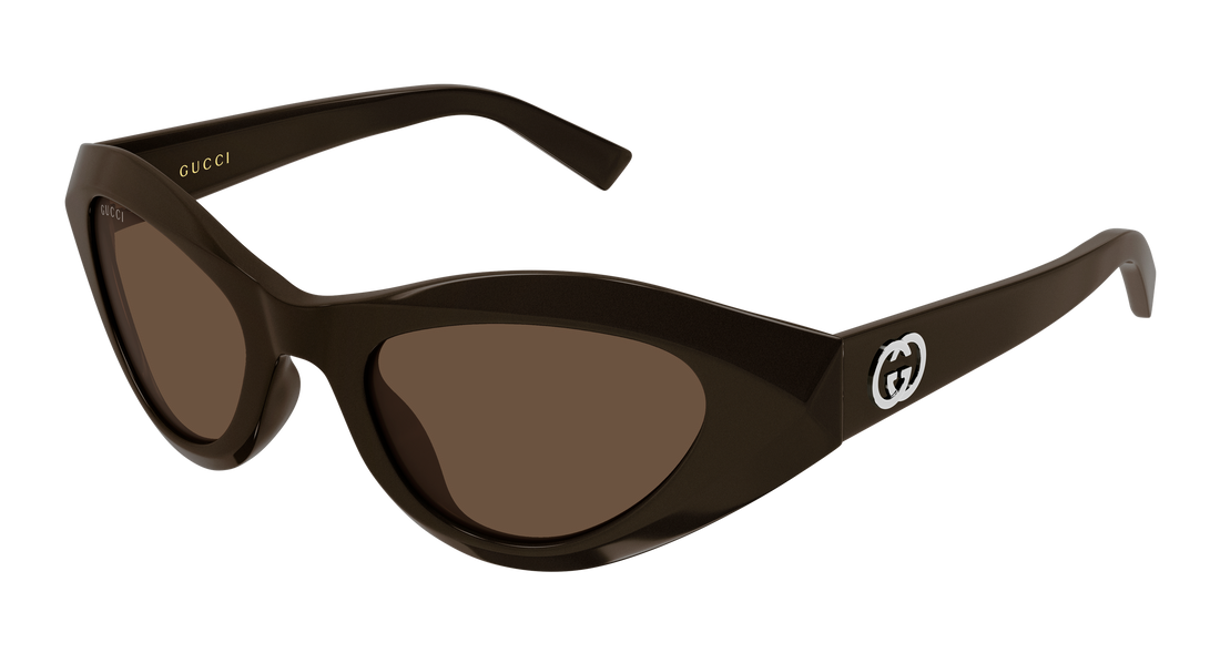 Sonnenbrillen gucci gg2201s 003 marron geometrical/directional femenino größe 50mm - Hauptansicht