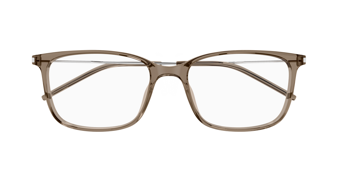 Lunettes de vue saint laurent sl 956 003 marron rectangular / squared masculino taille 54mm - Vue détaillée