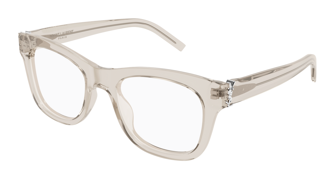 Brillen saint laurent sl m159 004 beige cat eye femenino größe 52mm - Hauptansicht