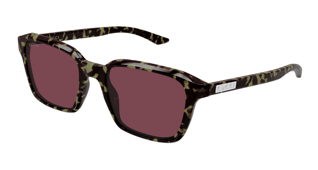 Óculos de sol gucci gg2078s 003 havana rectangular / squared masculino tamanho 52mm - Vista principal