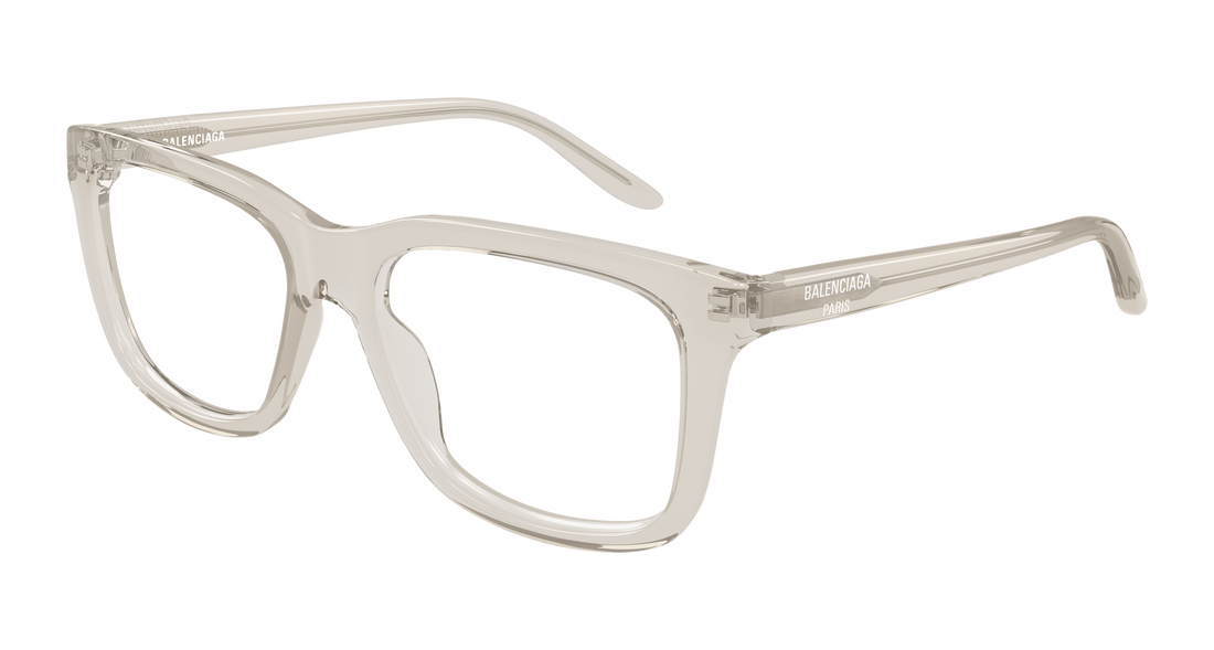 Brillen balenciaga bb0530o 003 beige rectangular / squared masculino größe 55mm - Hauptansicht