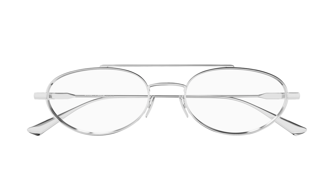 Lunettes de vue saint laurent sl 951 opt 002 plateado pilot/navigator masculino taille 53mm - Vue détaillée
