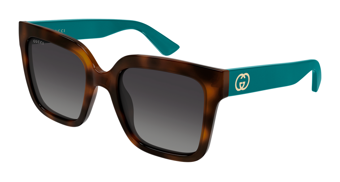Sonnenbrillen gucci gg2190s 004 havana rectangular / squared femenino größe 53mm - Hauptansicht