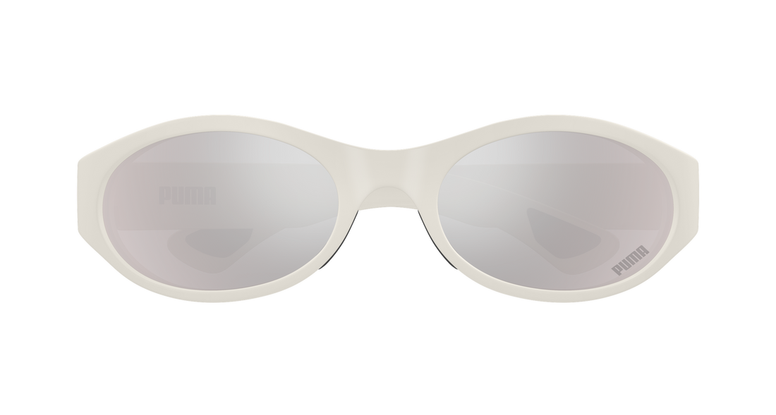 Occhiali da sole puma pu0520s 005 beige round/oval/panthos masculino taglia 61mm - Vista dettagliata