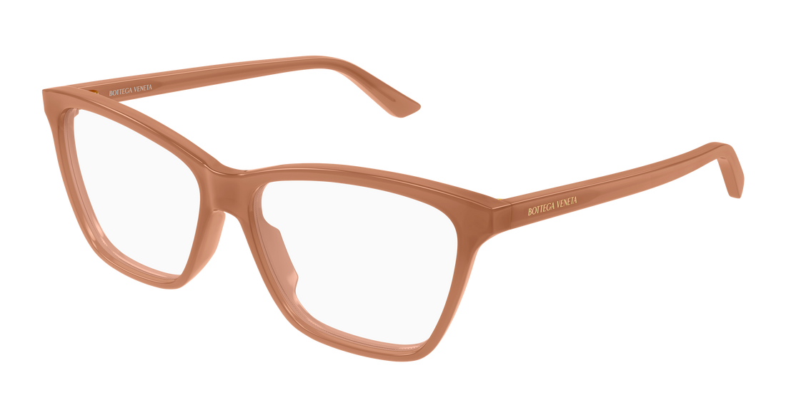 Brillen bottega veneta bv1421o 006 marron butterfly femenino größe 55mm - Hauptansicht