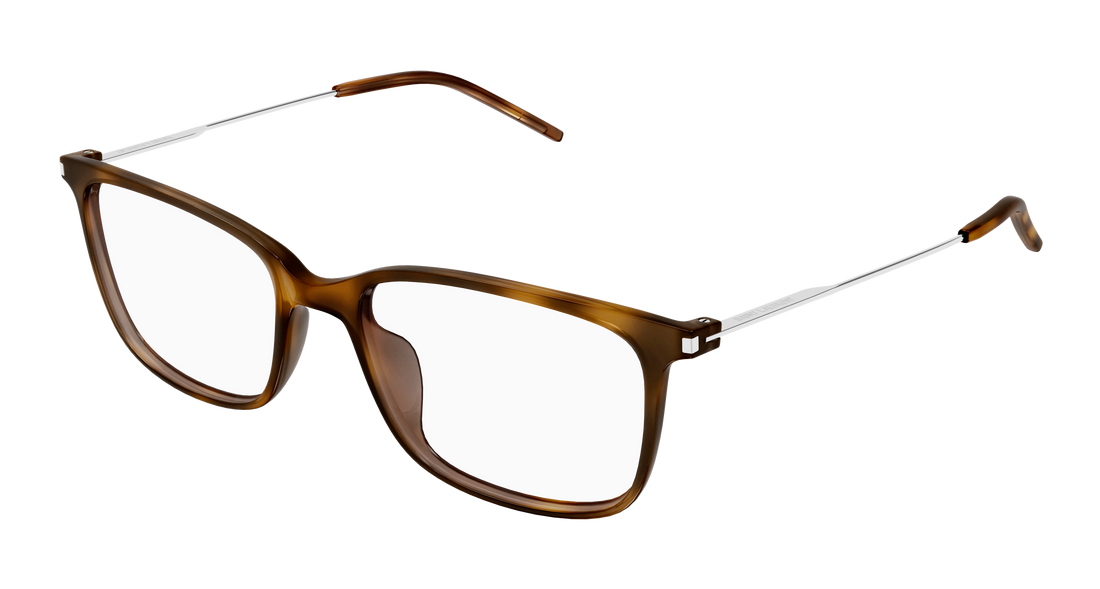 Lunettes de vue saint laurent sl 956 006 havana rectangular / squared masculino taille 56mm - Vue principale