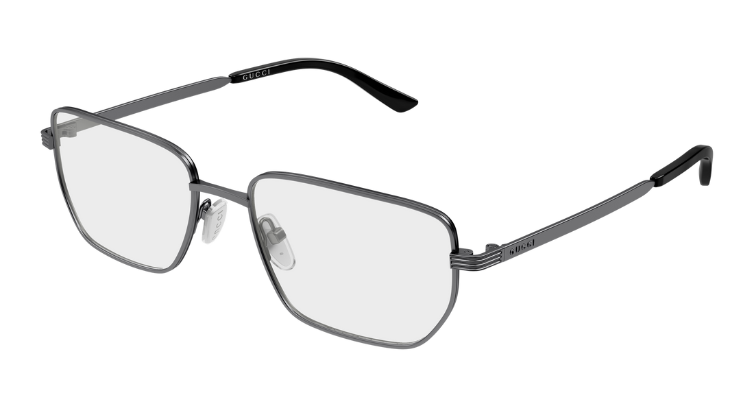 Lunettes de vue gucci gg2225o 003 plateado rectangular / squared femenino taille 54mm - Vue principale