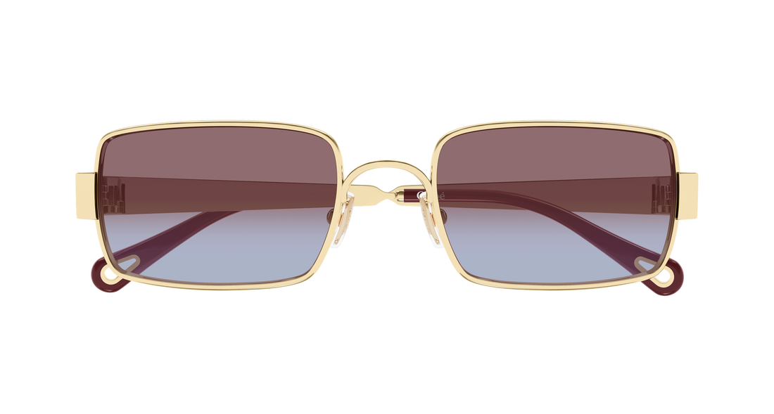 Sonnenbrillen chloé ch0354s 004 dorado rectangular / squared femenino größe 53mm - Detailansicht