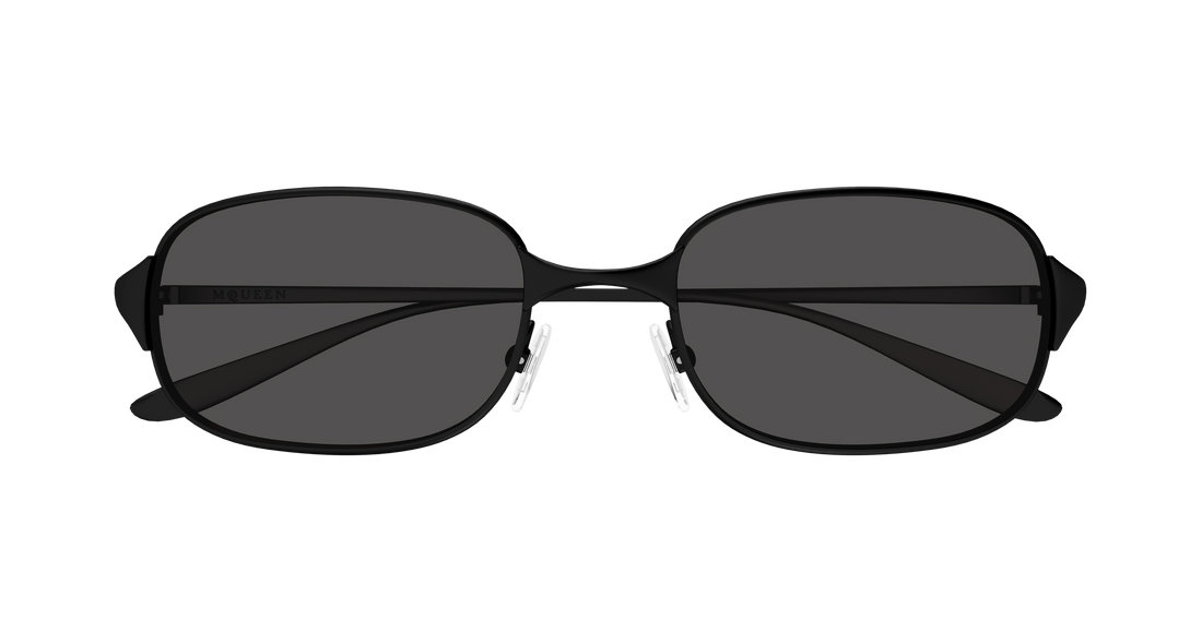 Lunettes de soleil alexander mcqueen am0588s 001 negro round/oval/panthos masculino taille 55mm - Vue détaillée