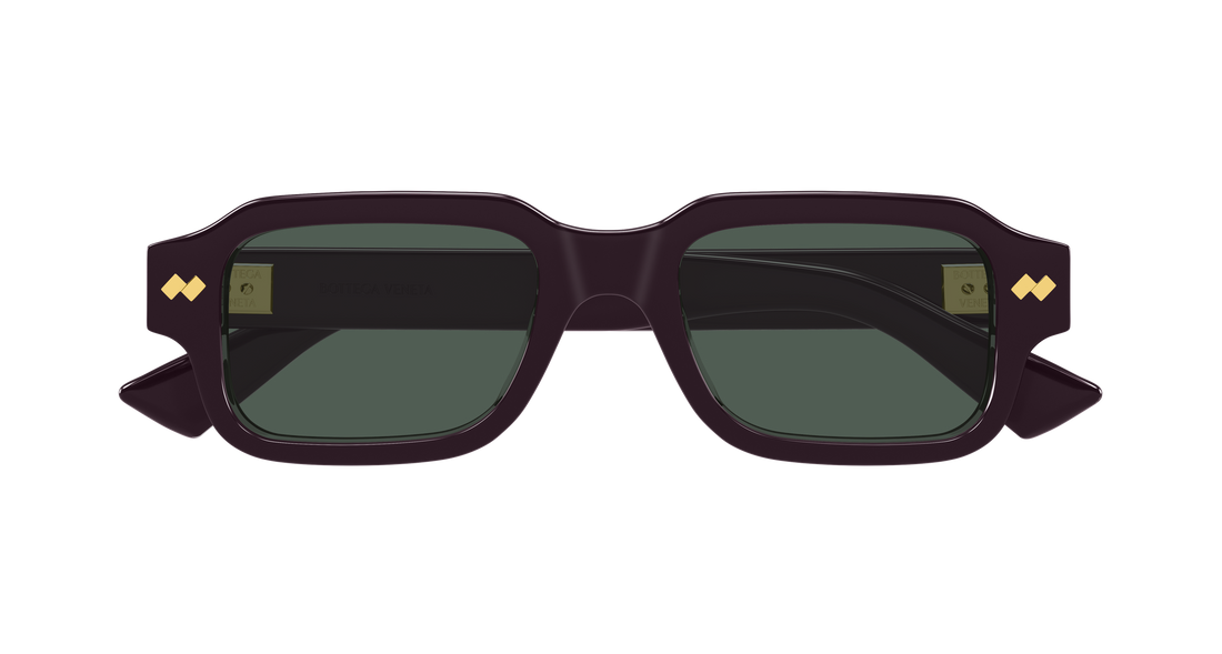 Sunglasses bottega veneta bv1442s 004 violeta rectangular / squared masculino size 51mm - Detailed view