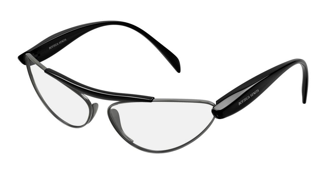 Lunettes de soleil bottega veneta bv1529s 002 plateado cat eye femenino taille 65mm - Vue principale