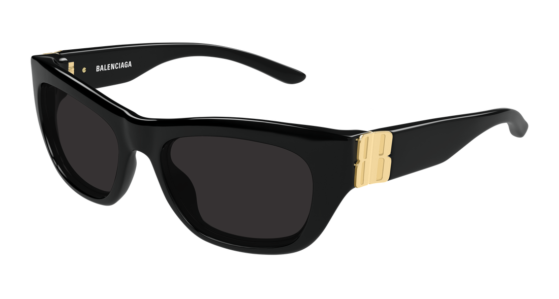 Lunettes de soleil balenciaga bb0506s 001 negro cat eye femenino taille 55mm - Vue principale