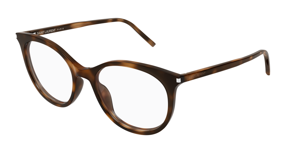 Brillen saint laurent sl 891 003 havana cat eye femenino größe 52mm - Hauptansicht