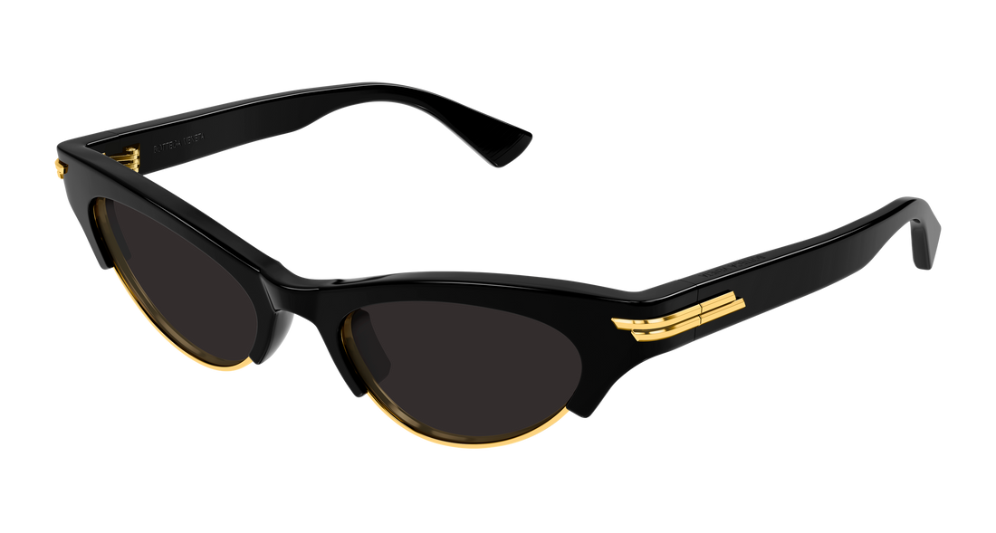 Óculos de sol bottega veneta bv1431s 001 negro cat eye femenino tamanho 52mm - Vista principal