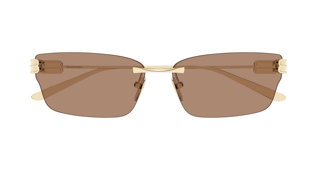 Óculos de sol balenciaga bb0487s 004 dorado cat eye femenino tamanho 63mm - Vista de detalhe