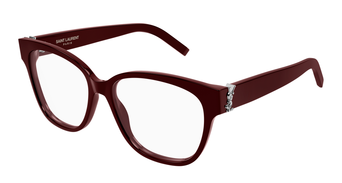 Brillen saint laurent sl m33 010 burdeos rectangular / squared femenino größe 53mm - Hauptansicht