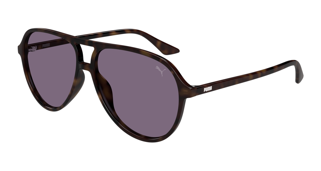 Occhiali da sole puma pu0523s 003 havana pilot/navigator masculino taglia 58mm - Vista principale