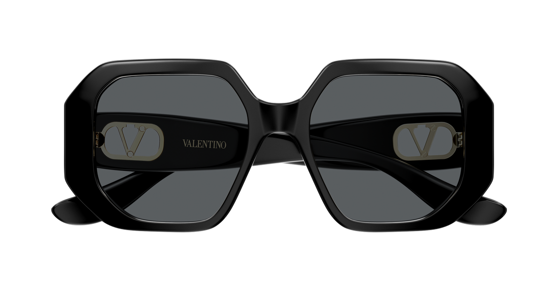 Sonnenbrillen valentino vg0003sa 001 negro geometrical/directional femenino größe 55mm - Detailansicht