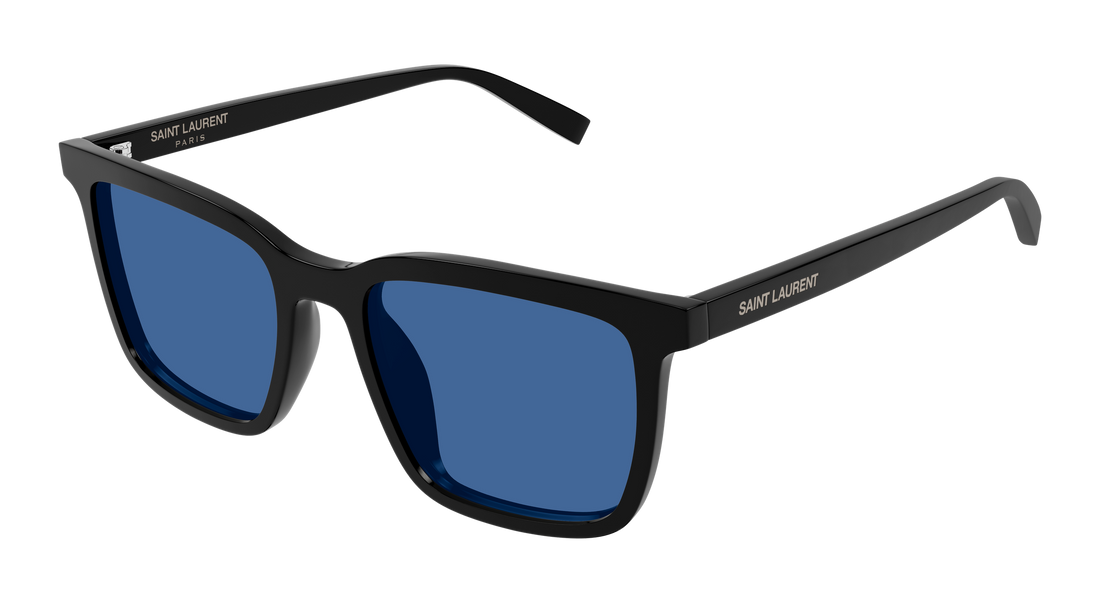 Óculos de sol saint laurent sl 500 007 negro rectangular / squared masculino tamanho 54mm - Vista principal
