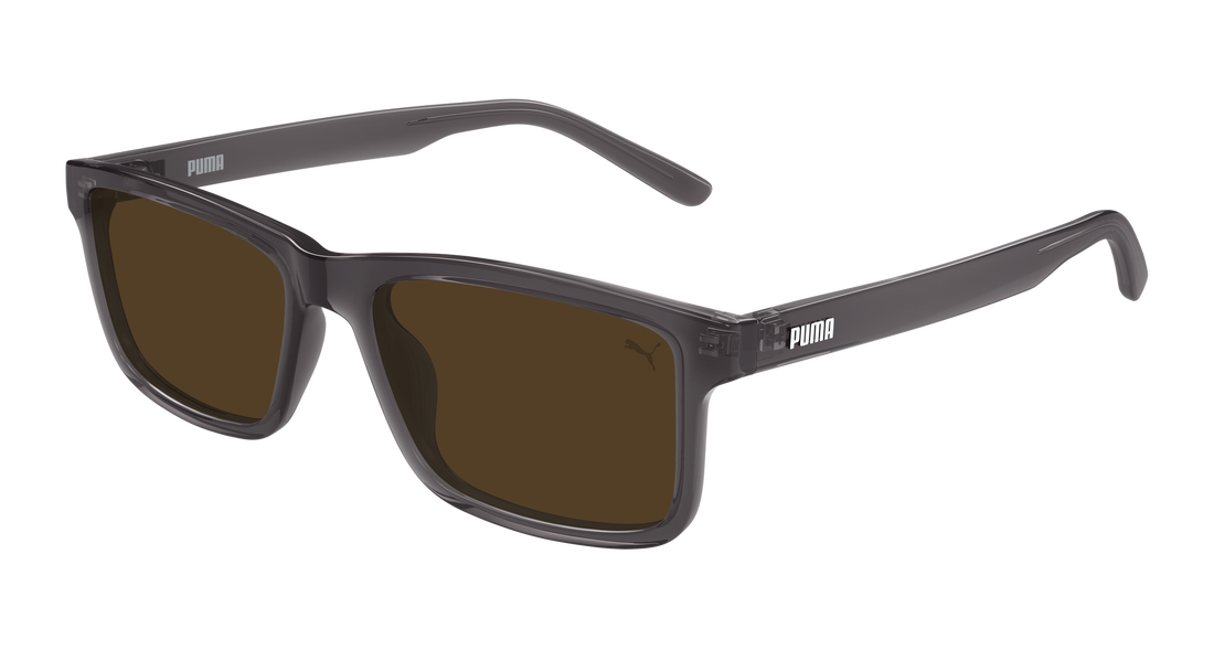 Sonnenbrillen puma pu0544s 002 gris rectangular / squared masculino größe 55mm - Hauptansicht