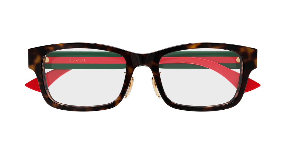 Lunettes de vue gucci gg2264oj 003 havana rectangular / squared masculino taille 54mm - Vue détaillée