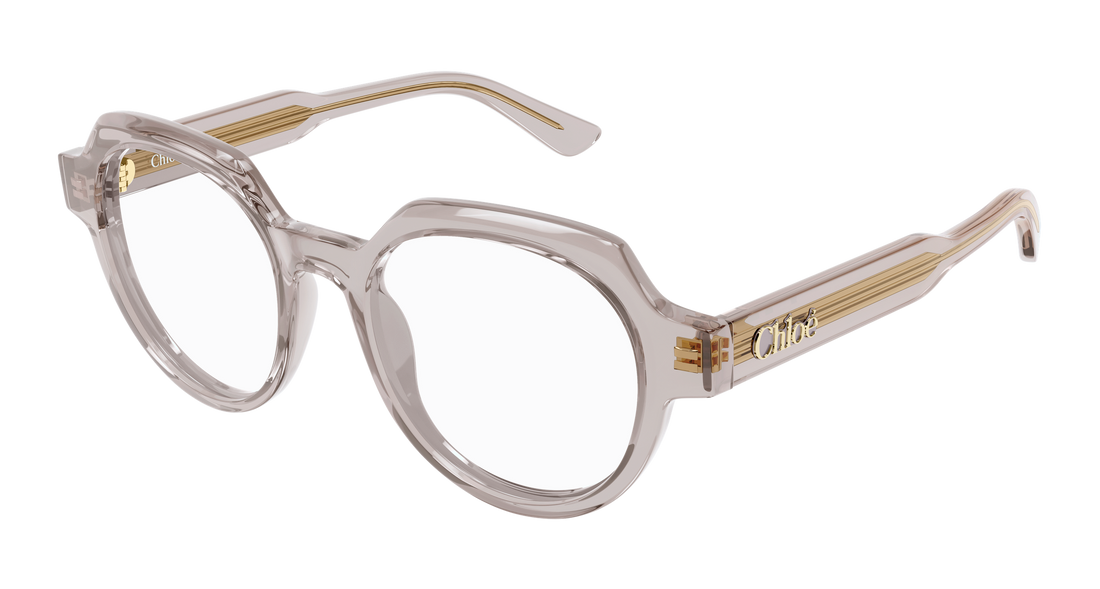 Prescription glasses chloé ch0379o 003 gris geometrical/directional femenino size 51mm - Main view