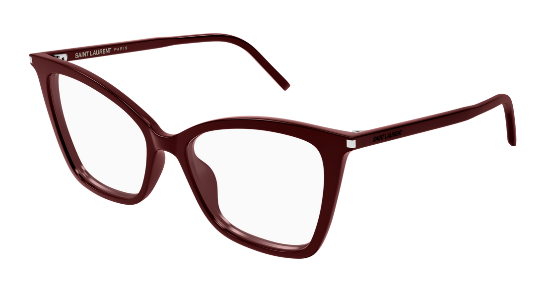 Brillen saint laurent sl 386 020 burdeos cat eye femenino größe 55mm - Hauptansicht