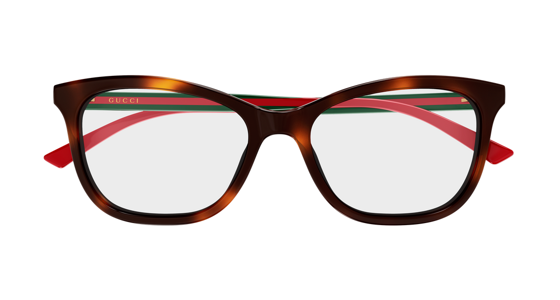 Occhiali da vista gucci gg2117o 002 havana cat eye femenino taglia 54mm - Vista dettagliata