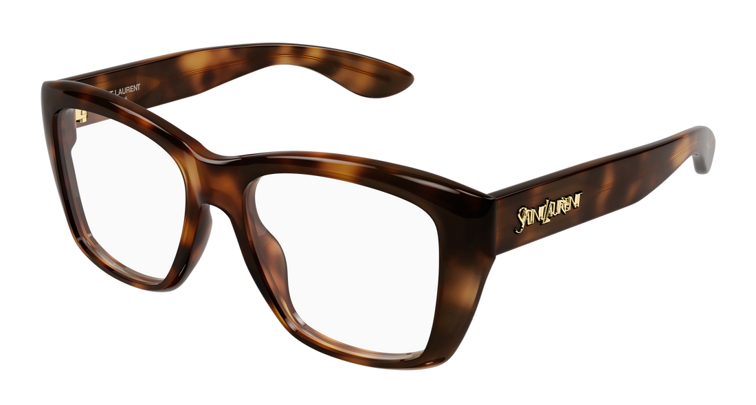 Brillen saint laurent sl 925 002 havana cat eye femenino größe 54mm - Hauptansicht