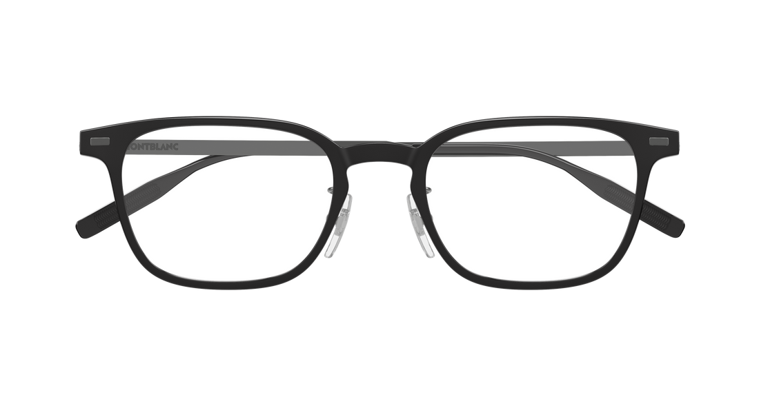 Occhiali da vista montblanc mb0467ol 007 negro rectangular / squared masculino taglia 54mm - Vista dettagliata