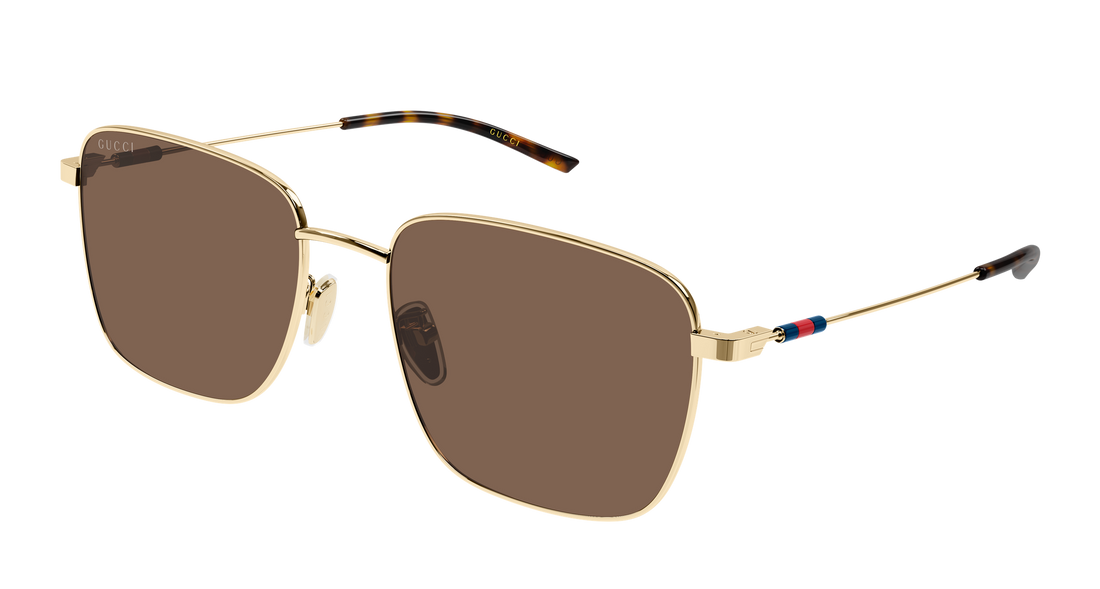 Sunglasses gucci gg2097sk 004 dorado rectangular / squared masculino size 58mm - Main view