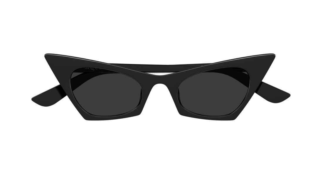 Lunettes de soleil alexander mcqueen am0557s 001 negro cat eye femenino taille 48mm - Vue détaillée