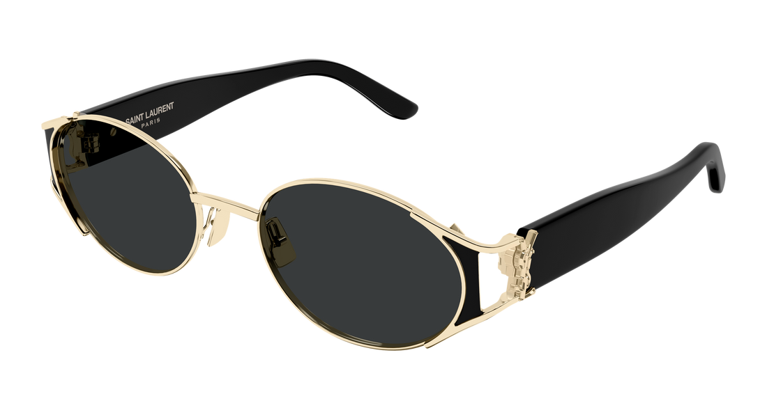 Lunettes de soleil saint laurent sl m919 001 dorado round/oval/panthos femenino taille 55mm - Vue principale