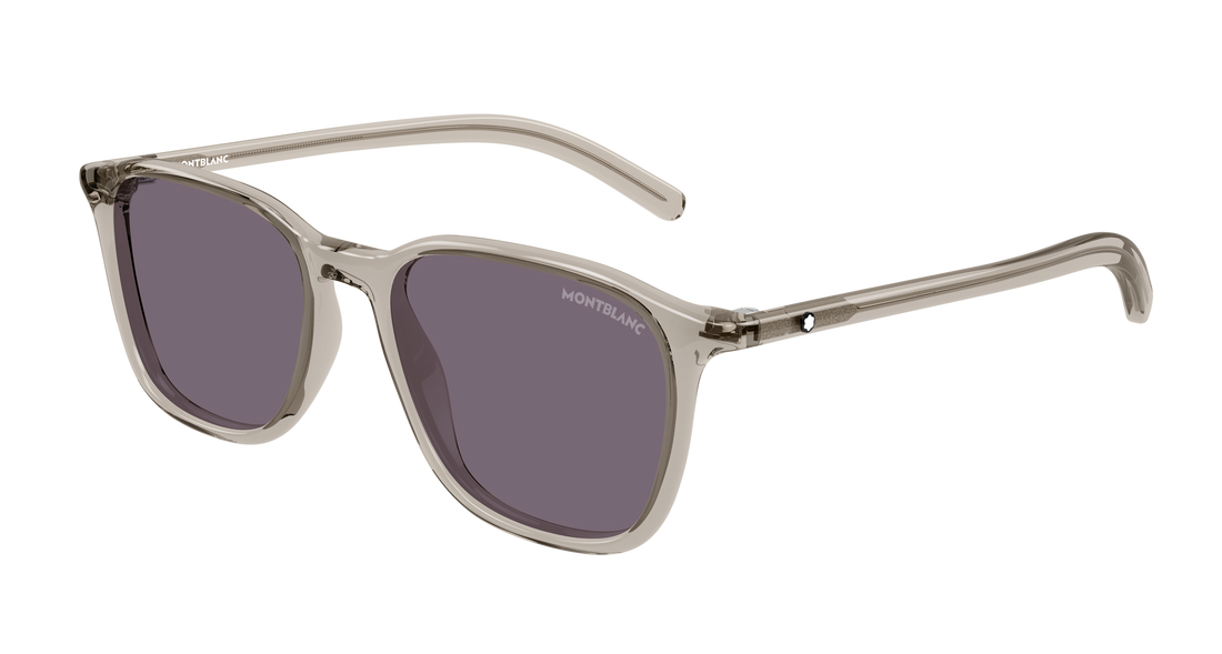 Gafas de sol montblanc mb0325s 006 beige round/oval/panthos masculino talla 53mm - Vista principal