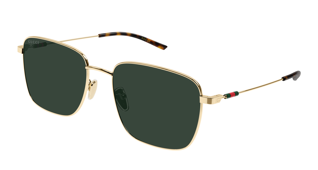 Sunglasses gucci gg2097sk 002 dorado rectangular / squared masculino size 58mm - Main view