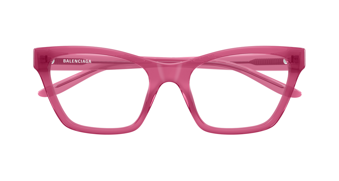 Brillen balenciaga bb0440o 008 rosa cat eye femenino größe 56mm - Detailansicht