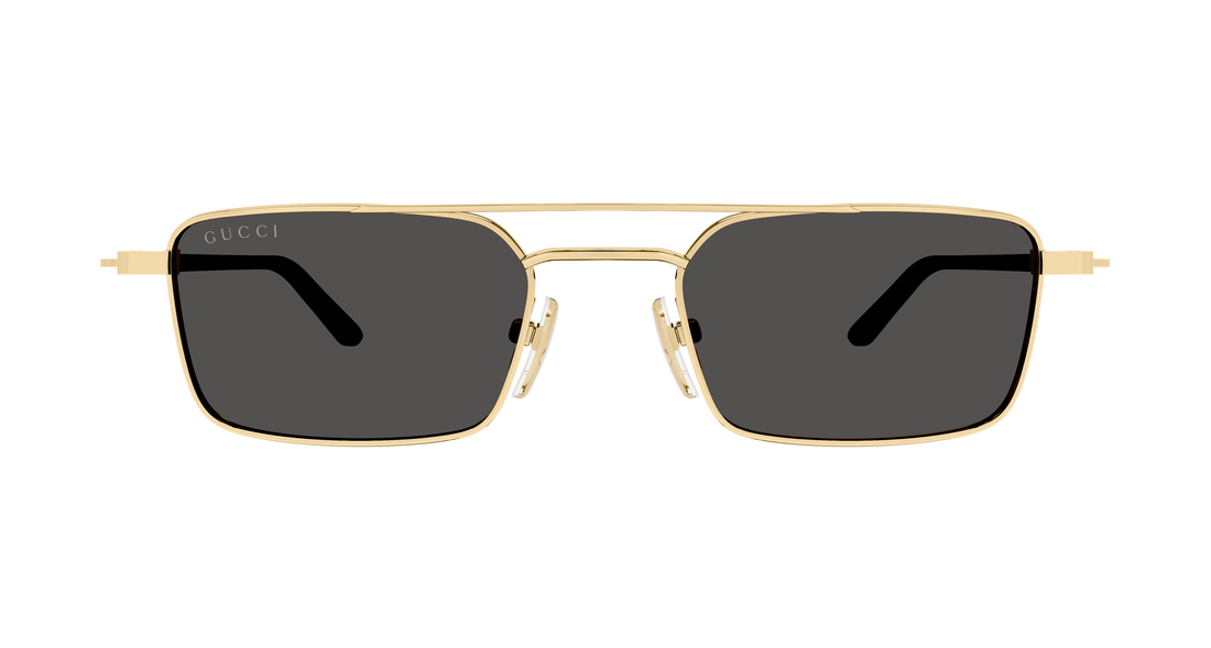 Lunettes de soleil gucci gg2258s 001 dorado rectangular / squared unisex taille 49mm - Vue détaillée