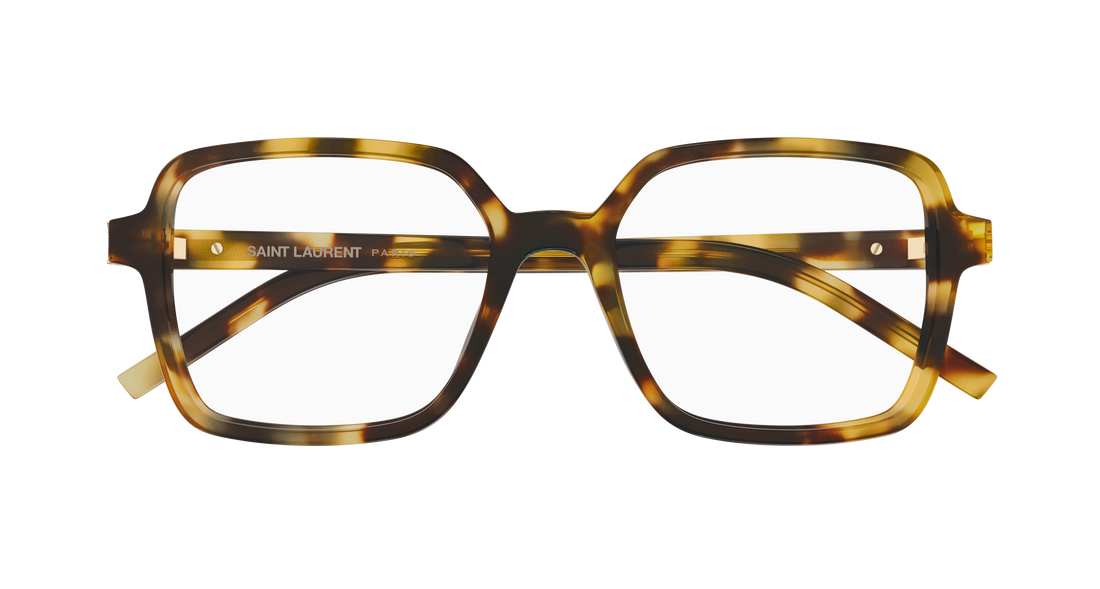 Lunettes de vue saint laurent sl m139 014 havana rectangular / squared femenino taille 56mm - Vue détaillée