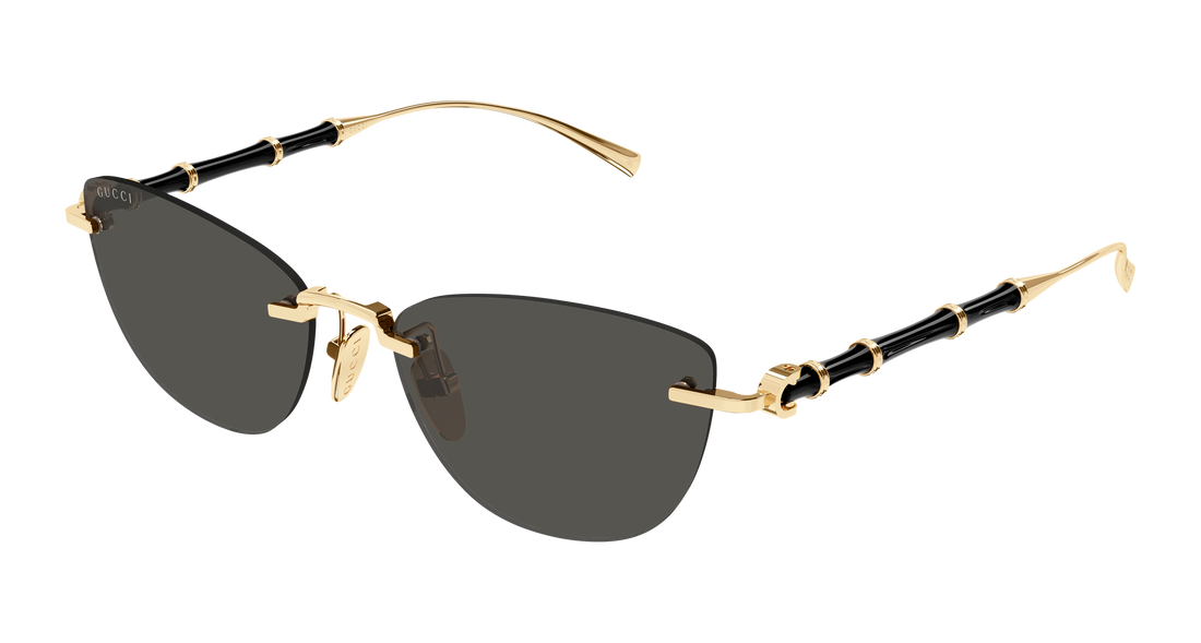 Óculos de sol gucci gg2063s 002 dorado cat eye femenino tamanho 55mm - Vista principal