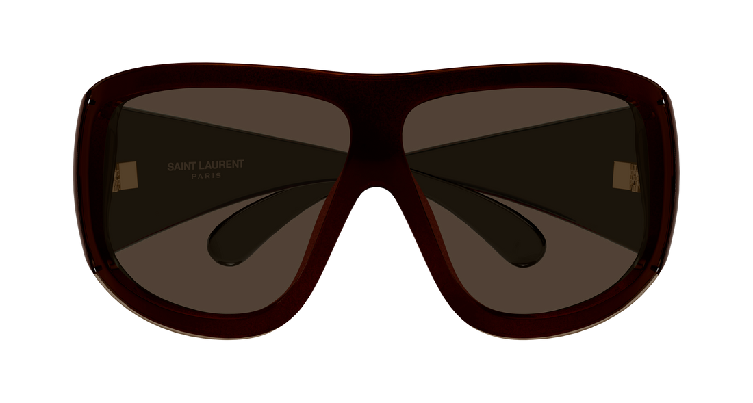 Gafas de sol saint laurent sl 914 003 marron shield femenino talla 99mm - Vista de detalle