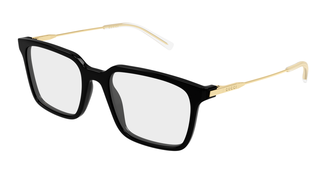 Lunettes de vue gucci gg2252o 001 negro rectangular / squared masculino taille 53mm - Vue principale