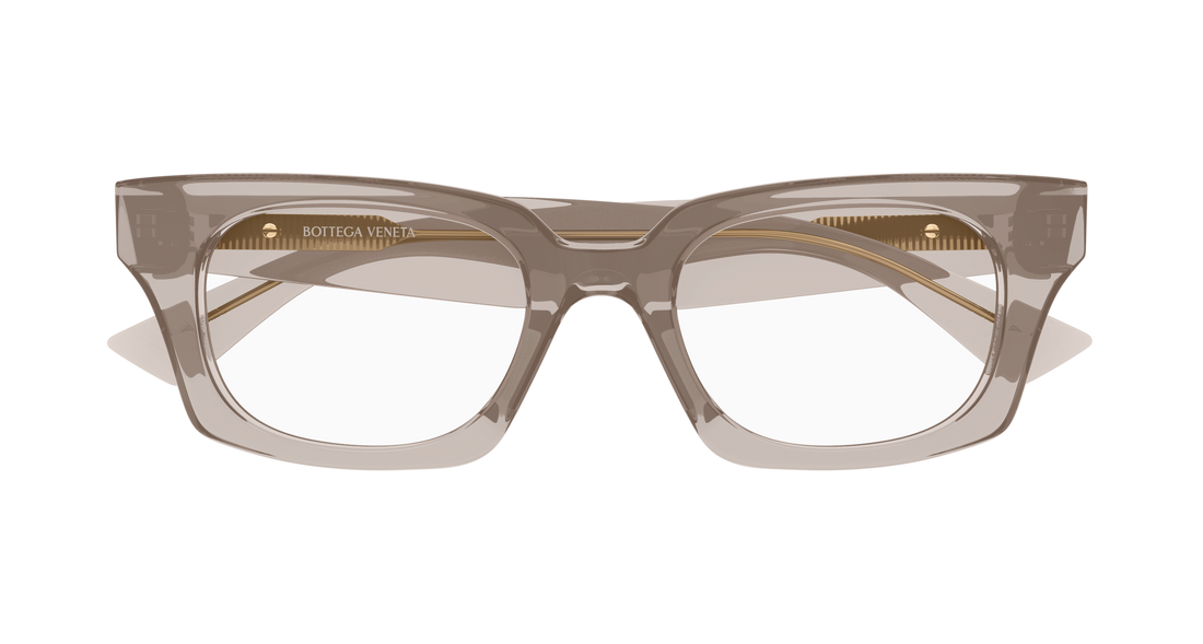 Brillen bottega veneta bv1504o 003 marron cat eye femenino größe 48mm - Detailansicht