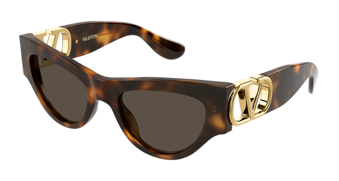 Sonnenbrillen valentino vg0053s 003 havana cat eye femenino größe 55mm - Hauptansicht