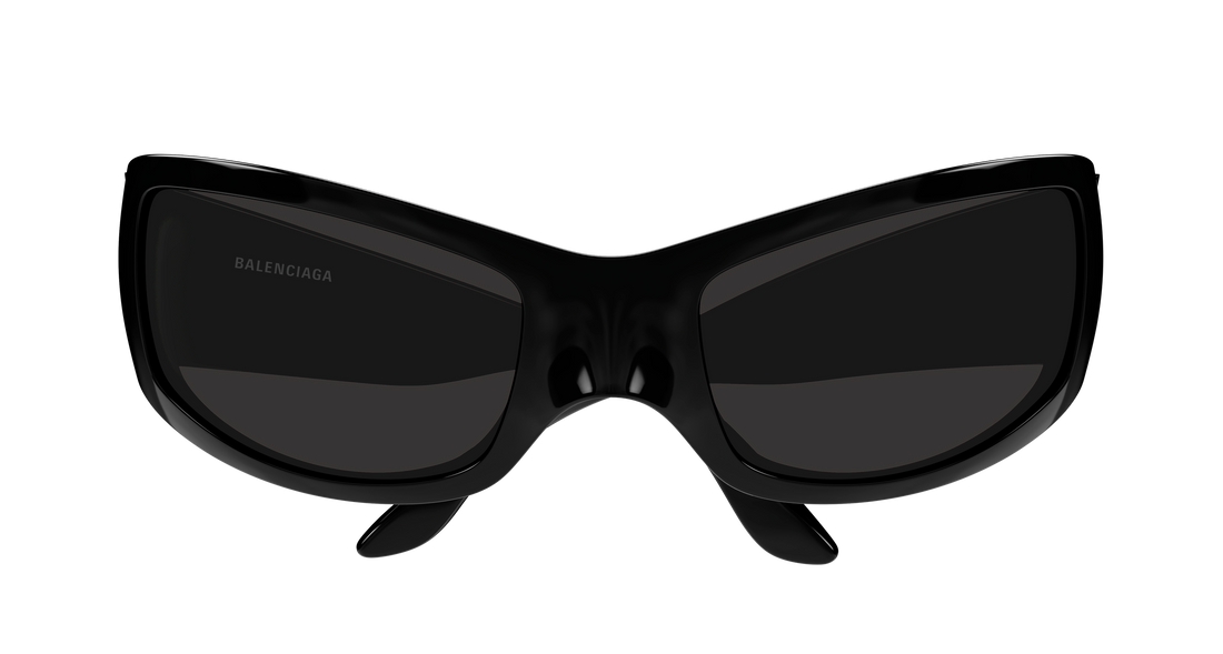 Óculos de sol balenciaga bb0461s 001 negro geometrical/directional unisex tamanho 66mm - Vista de detalhe