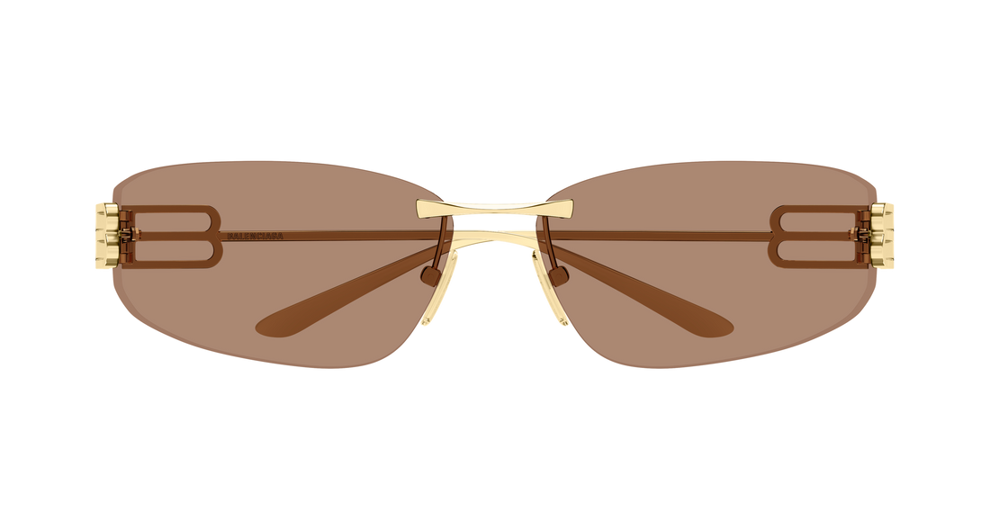 Óculos de sol balenciaga bb0484s 004 dorado cat eye femenino tamanho 76mm - Vista de detalhe